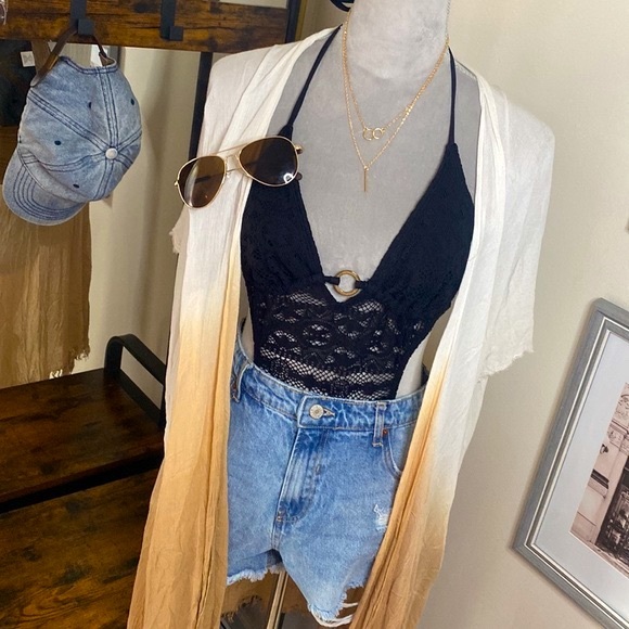 Black with Lace Bathing Suit - Picture 5 of 9